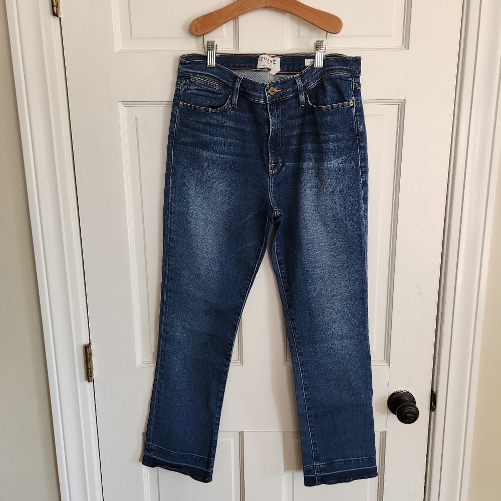Frame Le High Straight Jeans Size 30